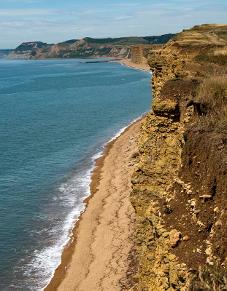 South West Coastal Path at Burton Bradstock