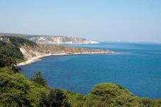 Durlston Country Park view along the Jurassic coast