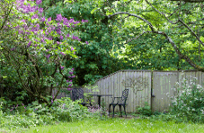 Garden view, corner